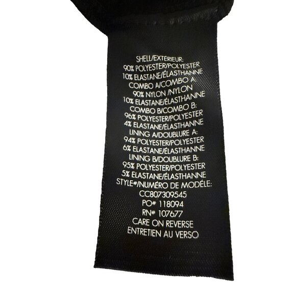 Alice + Olivia Alex Corset Dress Sz 4 Black Mesh Overlay Adjustable Straps - Picture 5 of 7